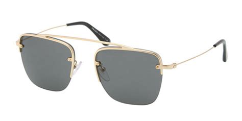 prada pr 57os teddy 5ak1a1 gold gray 51|Prada PR 57OS TEDDY 5AV1A2 Sunglasses in Grey.